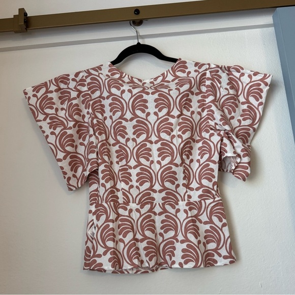 NWT Rubienn Pink & White “Dress Me Up Top”- Small - Picture 5 of 7